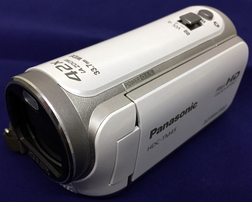 【中古】 Panasonic/パナソニック フルHDビデオカメラ HDC-TM45 ホワイト [171]【福山店】