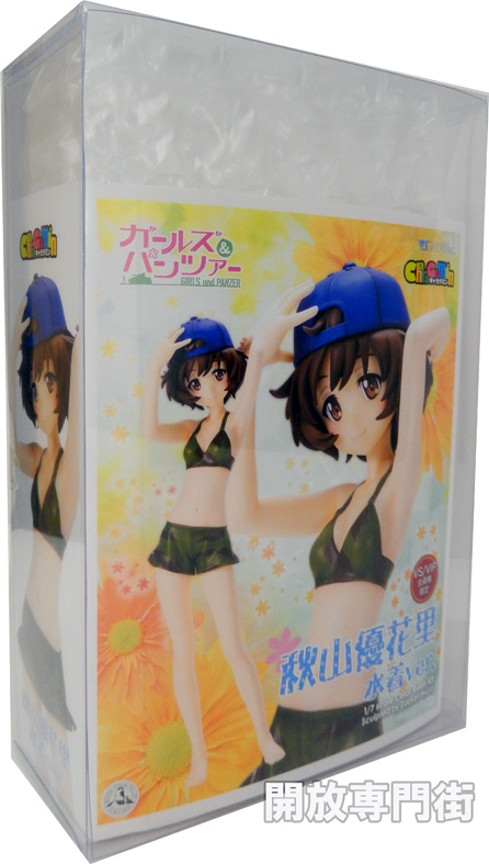 【中古】☆開封品☆キャラグミン ガールズ＆パンツァー 秋山優花里 水着ver 1/7スケール カラーレジン組み立てキット/518992222806/フィギュア/おもちゃ【桜井店】