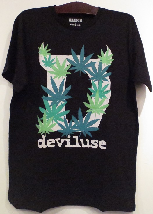 【中古】Deviluse/デビルユース/MOTA T-shirts/サイズ：L/BLACK/ブラック/黒色系/DEVIL-1456L/プリント/半袖/Tシャツ/ストリート/スケーター/パンク/ロック/バンド/メンズ/男性/紳士/トップス/インナー【米子店】