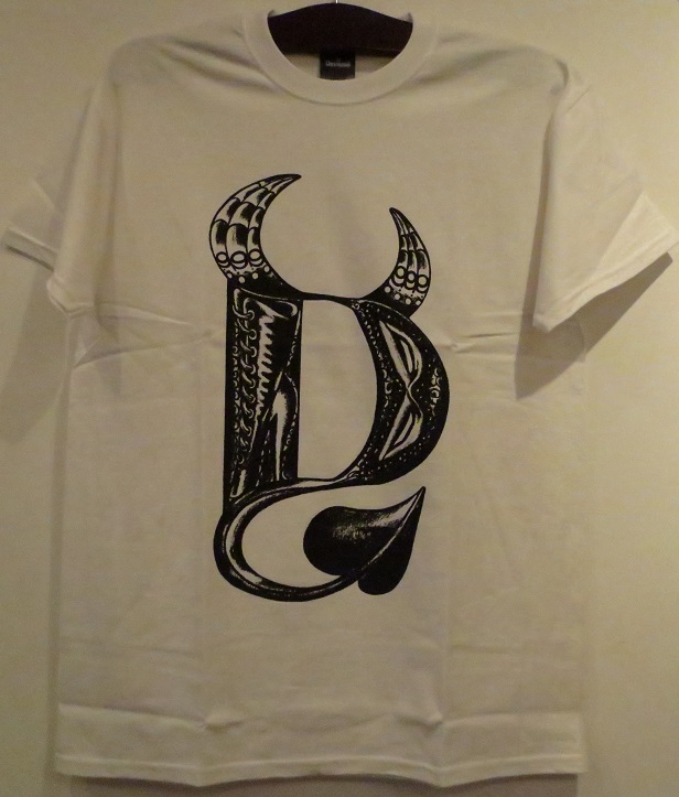 【中古】Deviluse/デビルユース/Venetian-D T-shirts/サイズ：M/WHITE/ホワイト/白色系/DEVIL-1836M/プリント/半袖/Tシャツ/ストリート/スケーター/パンク/ロック/バンド/メンズ/男性/紳士/トップス/インナー【米子店】