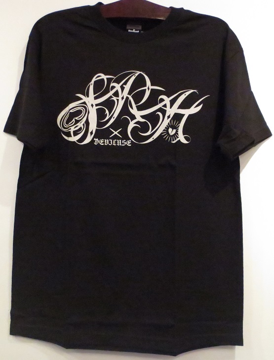 【中古】Deviluse/デビルユース/SRH × Deviluse T-shirts/サイズ：L/BLACK/ブラック/黒色系/DEVIL-1445L/プリント/半袖/Tシャツ/ストリート/スケーター/パンク/ロック/バンド/メンズ/男性/紳士/トップス/インナー【米子店】