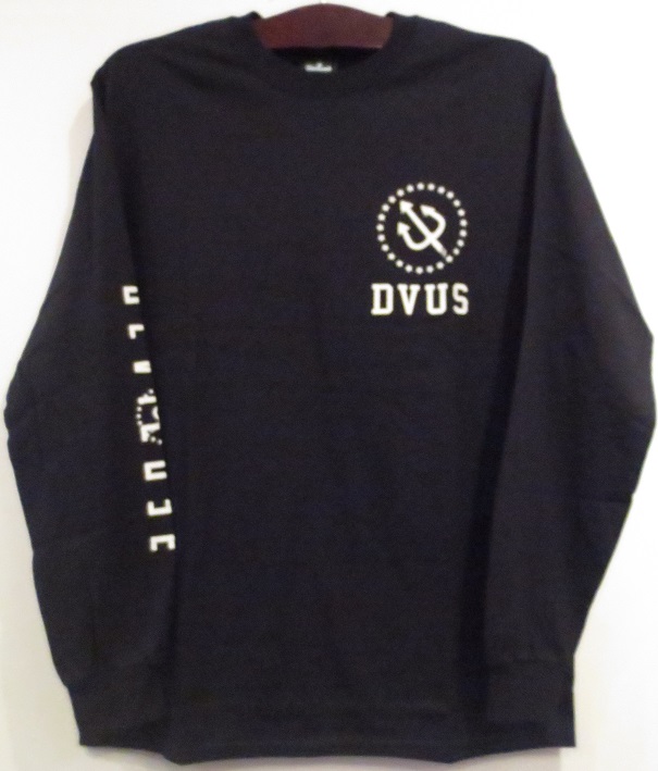 【中古】Deviluse/デビルユース/DVUS Long Sleeve T-shirts/サイズ：M/BLACK/ブラック/黒色系/DEVIL-2089M/プリント/長袖/Tシャツ/ストリート/スケーター/パンク/ロック/バンド/メンズ/男性/紳士/トップス/インナー【米子店】