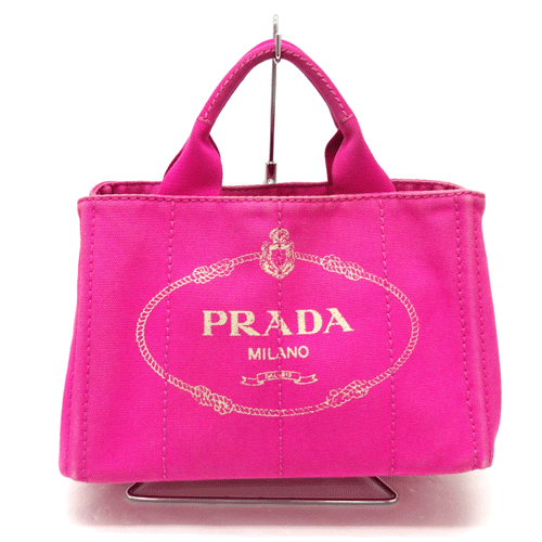 【中古】PRADA プラダ カナパミニ カラー：フューシャピンク B2439G トート/2wayショルダー【山城店】