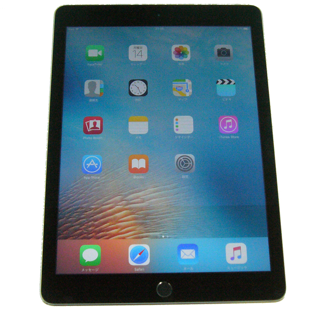 【中古】iPad Air 2 Wi-Fiモデル 32GB MNV22J/A スペースグレイ 本体のみ 【橿原店】