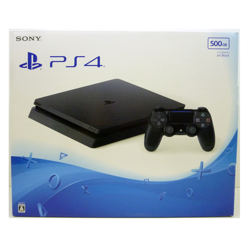 【中古】SONY PlayStation 4 ジェット・ブラック 500GB CUH-2000AB01 【橿原店】