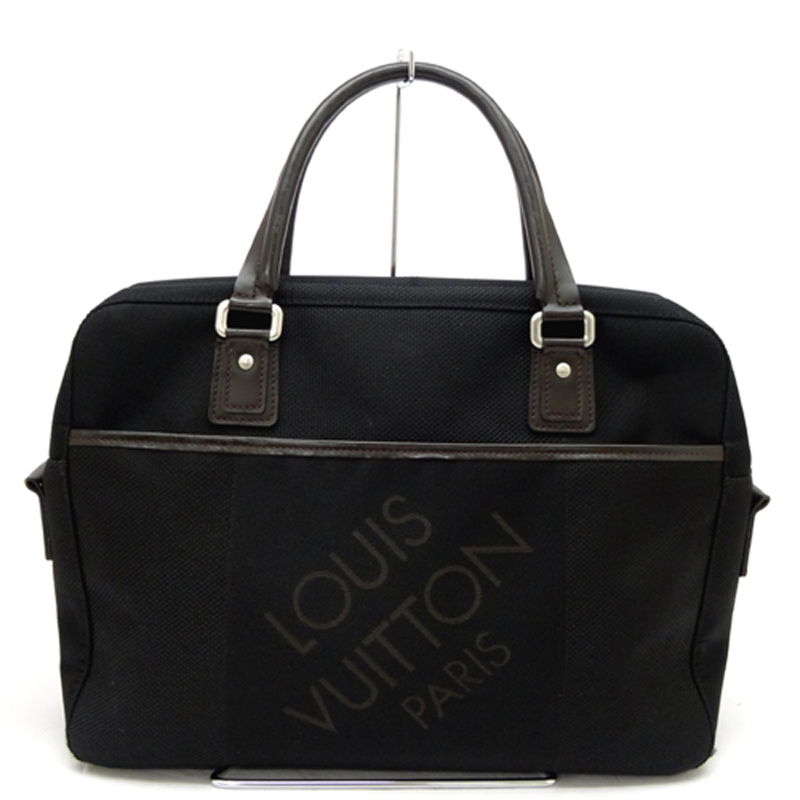 【中古】LOUIS VUITTON(ルイヴィトン) ダミエ ジェアン 「ヤック」 カラー：ノワール(黒) M93082 ビジネス/ブリーフケース/ハンド【山城店】