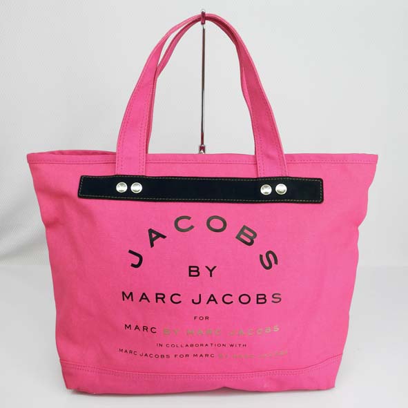 【中古】MARC BY MARC JACOBS マーク バイ マークジェイコブス トート バッグ ピンク【桜井店】