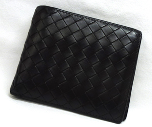 【中古】BOTTEGA VENETA ボッテガヴェネタ イントレチャート 2つ折り財布【山城店】