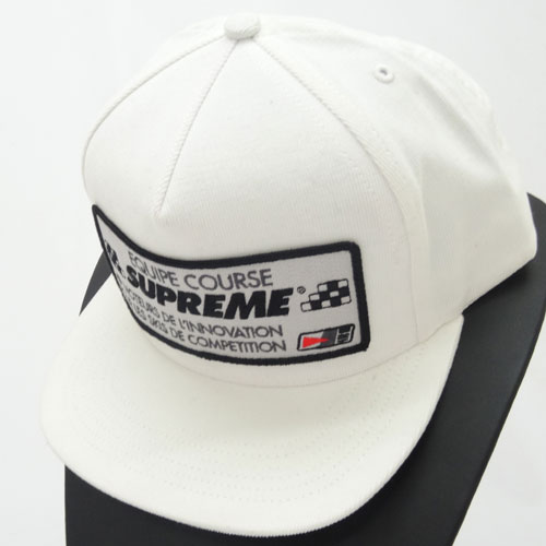 【中古】Supreme / Competitin 5-Panel シュプリーム/コンペ 5 パネル/16AW/サイズ:FREE/カラー:White/未使用品/海外並行品/コーデュロイ/CAP/帽子/ストリート【山城店】