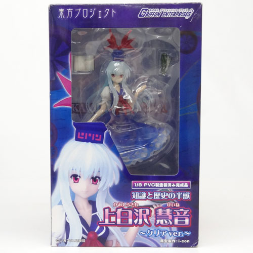 【中古】グリフォンエンタープライズ 東方プロジェクト 知識と歴史の半獣 上白沢慧音 ～クリアver.～ 1/8スケール【山城店】