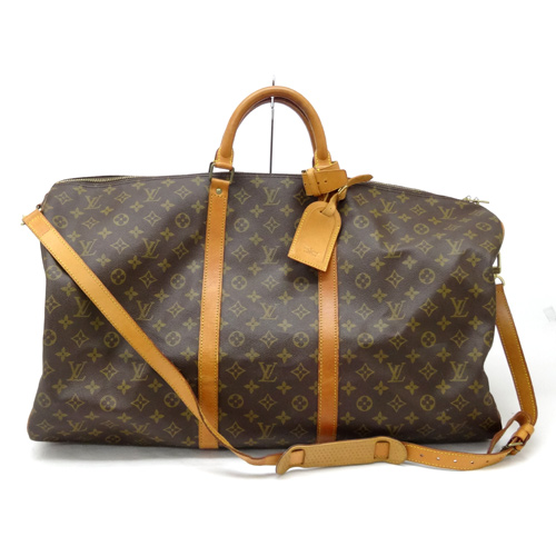 【中古】LOUIS VUITTON(ルイヴィトン) モノグラム「キーポル 60 バンドリエール」 M41412 ボストン/ハンド/ショルダー/旅行バッグ/かばん/バッグ/鞄【大久保店】