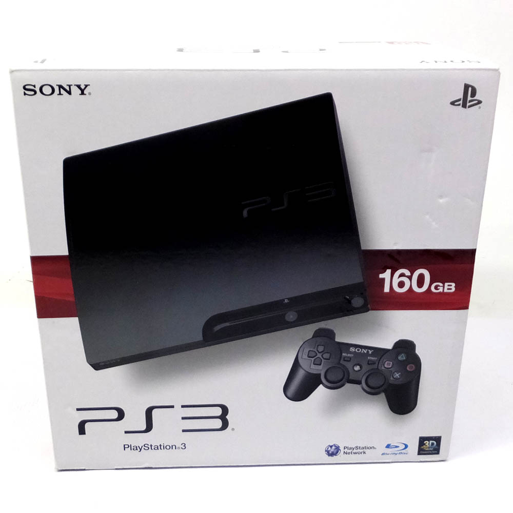 【中古】 SONY PlayStation 3 (160GB) チャコール・ブラック (CECH-3000A) ソニー/プレイステーション3/プレステ3/ＰＳ3/ゲーム部門【山城店】