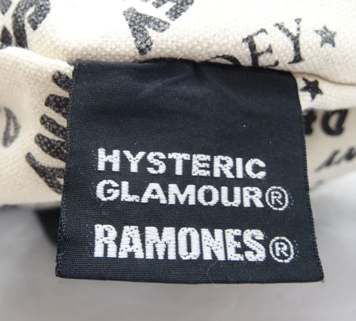 開放倉庫 | 【中古】HYSTERIC GLAMOUR/ボストンバッグ RAMONES コラボ