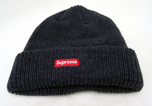 【中古】Supreme/Heather Loose Gauge Beanie/シュプリーム/16AW/国内正規品/サイズ：FREE/カラー：Navy/紺/ネイビー/未使用品/帽子/ニット帽/CAP【山城店】