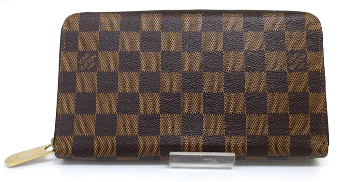 【中古】 LOUIS VUITTON ルイヴィトン ジッピーオーガナイザー ダミエ ブラウン ラウンドファスナー長財布 N60003 ヴィトン ビトン メンズ レディース 財布 長財布 サイフ 長サイフ ジッピーウォレット【福山店】