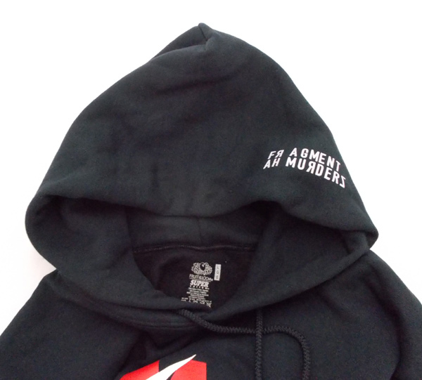 開放倉庫 | 【中古】RED SPIDER × Fragment design PARKA/レッドスパイダー×フラグメントデザイン パーカー  FRUIT OF THE LOOM/サイズ：L/カラー：ブラック/未使用品/コラボ/会場限定/ストリート【山城店】 | 古着 | メンズ |  ニット・スウェット | プルオーバー