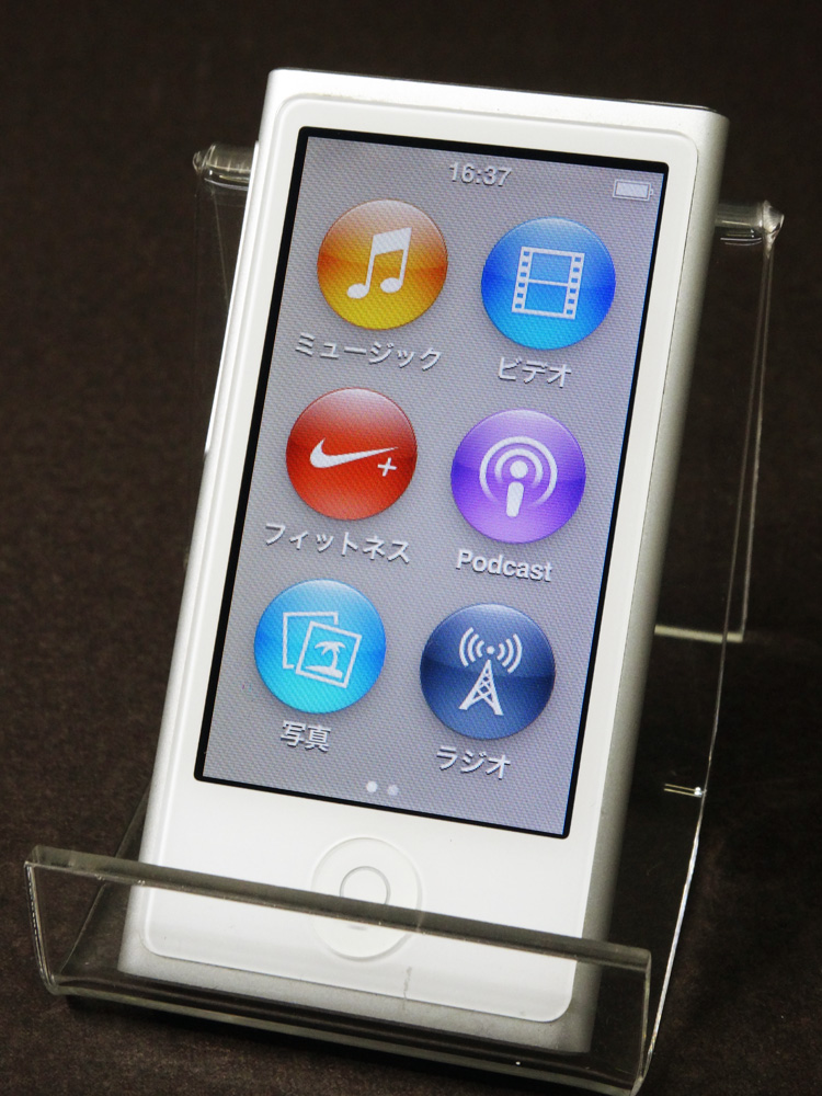 【中古】★画面美品の良品です！★Apple iPod nano 16GB 第7世代 MD480J/A シルバー [169]【福山店】