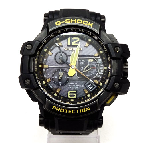 【中古】G-SHOCK ジーショック GPW-1000/カシオ/スカイコックピット/電波ソーラー/時計/カラー：ブラック【山城店】