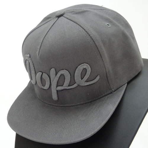 【中古】Dope STAMPD / B.B. Cap ドープスタンプド/キャップ サイズ:SnapBack/カラー：灰 グレー系/帽子/ストリート/スケーター【アメ村店】