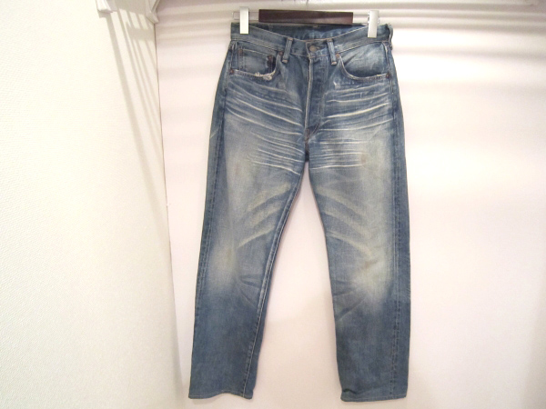 【中古】LEVI'S/リーバイス 55501 501xx 復刻 インディゴ デニム パンツ ※裾直しあり 【福山店】