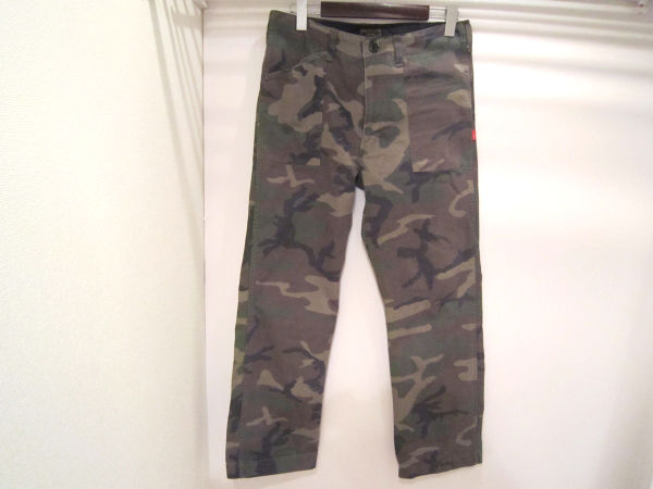 【中古】WTAPS/ダブルタップス BUDS 02 / TROUSERS. COTTON. CHINO. CAMO (162LTDT-PTM03) 迷彩 ミリタリー パンツ 【福山店】