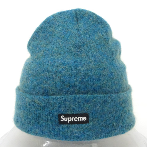 【中古】Supreme Mohair Beanie/シュプリーム モヘア ビーニー ストリート 16AW/サイズ：フリー/カラー：ブルー 系/ニット/キャップ/CAP【山城店】