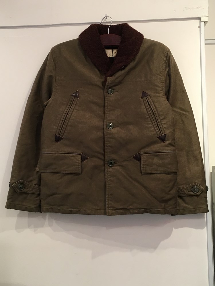 【中古】COOTIE/'13AW Jungle Cloth Car Coat/サイズL/CTE-13A222/OLIVEDRAB 【米子店】