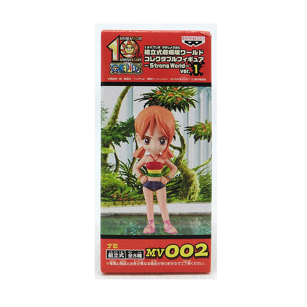 【中古】ワンピース 組立式劇場版ワールドコレクタブルフィギュア ～Strong World～ ver.1 MV002 ナミ【米子店】