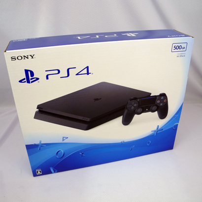 【中古】SONY PlayStation 4 500GB ジェット・ブラック （CUH-2000AB01）【桜井店】