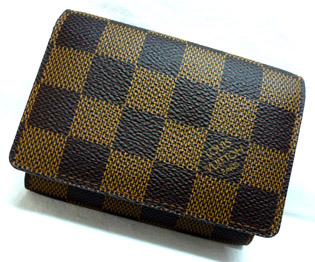 【中古】LOUIS VUITTON ルイヴィトン ダミエ アンヴェロップ・カルト ドゥ ヴィジット【山城店】