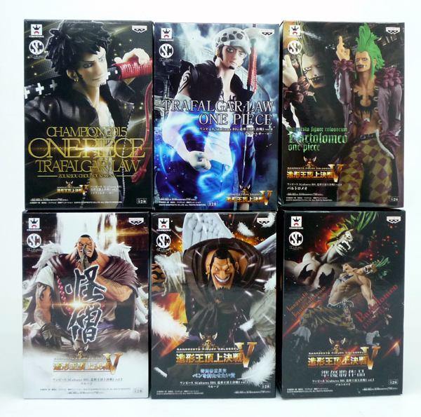 【中古】バンプレスト ワンピース SCultures BIG（スカルチャーズ ビッグ）造形王頂上決戦5 vol.1～vol.6 6体セット / ONE PIECE（ワンピース）【山城店】