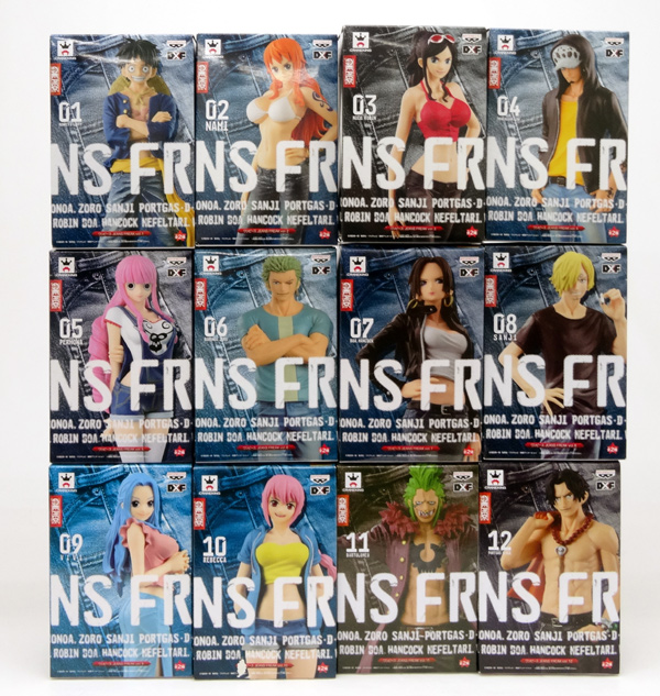 【中古】バンプレスト DXF ワンピース JEANS FREAK vol.1～vol.12 12体セット / ONE PIECE（ワンピース）【山城店】