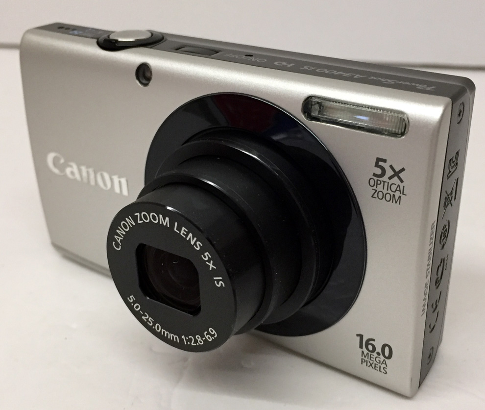 【中古】Canon/キャノン PowerShot/パワーショット デジタルカメラ A3400 IS シルバー [171]【福山店】