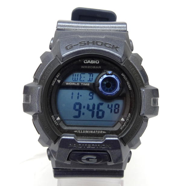 【中古】G-SHOCK G-8900SH 時計 Metallic Colors カラー：ネイビー 系/カシオ/デジタル【山城店】