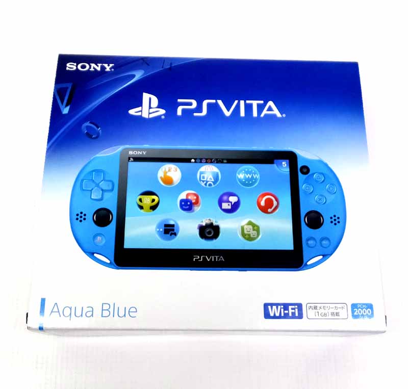 【中古】 ソニー PlayStation Vita Wi-Fiモデル アクア・ブルー(PCH-2000ZA23) 【山城店】