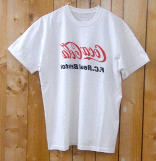 【中古】F.C.R.B Coca-Cola/MIRROR TEE/エフシーアールビー コカコーラ/ミラー Tシャツ/16AW/国内正規品/サイズ：M/カラー：WHITE/未使用品/半袖/プリント/F.C.Real Bristol/ストリート【山城店】