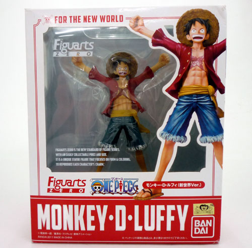 【中古】バンダイ Figuarts ZERO フィギュアーツZERO  モンキー・D・ルフィ （新世界Ver.）ONE PIECE ワンピース【山城店】