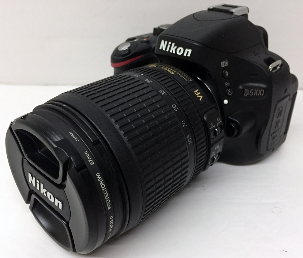【中古】 Nikon/ニコン 18-105 VR レンズキット D5100 ブラック [171]【福山店】