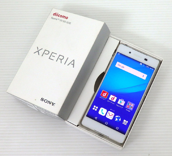 【中古】docomo SONY Xperia Z4 SO-03G ホワイト【米子店】