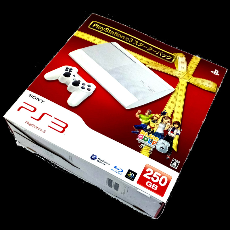 PS3 250GB スターターパック クラシック・ホワイト みんゴル6同梱