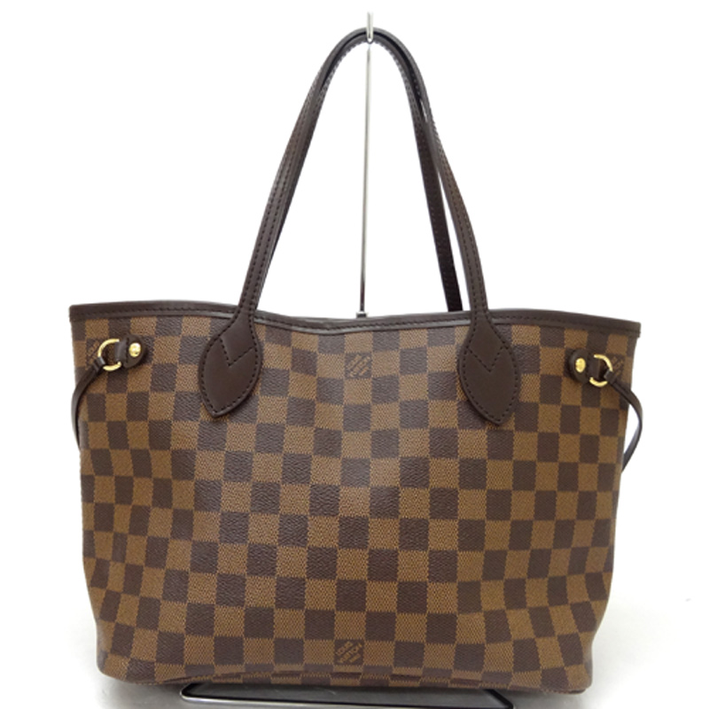 【中古】LOUIS VUITTON(ルイヴィトン) ダミエ 「ネヴァーフル PM」 カラー：エベヌ N51109 トート/ハンド/ショルダー《バッグ/かばん/鞄》【山城店】