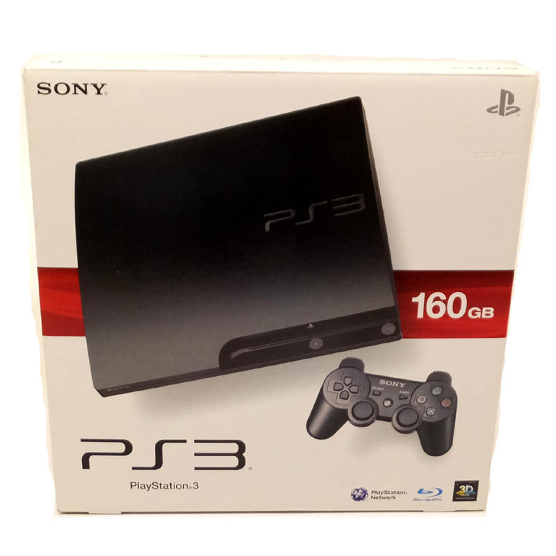 【中古】 SONY PlayStation 3 (160GB) チャコール・ブラック (CECH-3000A)  ソニー/プレイステーション3/ＰＳ3/ゲーム【山城店】