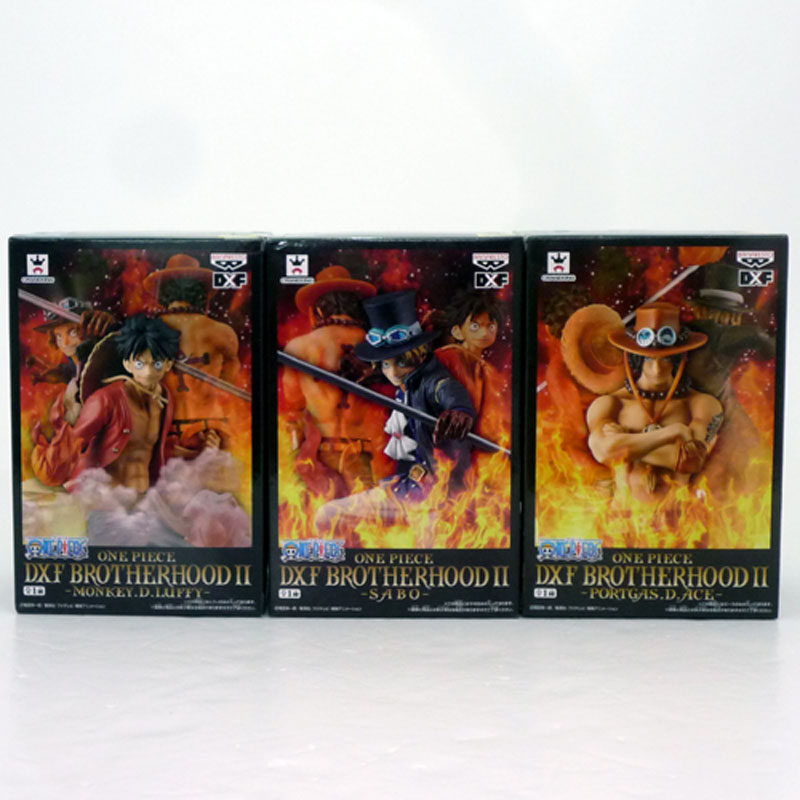 【中古】バンプレスト ワンピース DXF BROTHERHOOD II 3種セット ONE PIECE/フィギュア【山城店】