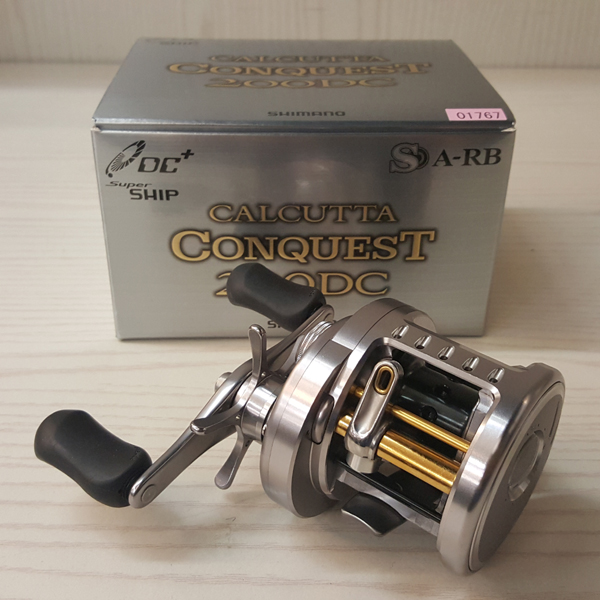 【中古】 釣具/ベイトリール SHIMANO/シマノ 09 CALCUTTA CONQUEST/カルカッタ コンクエスト 200DC【桜井店】