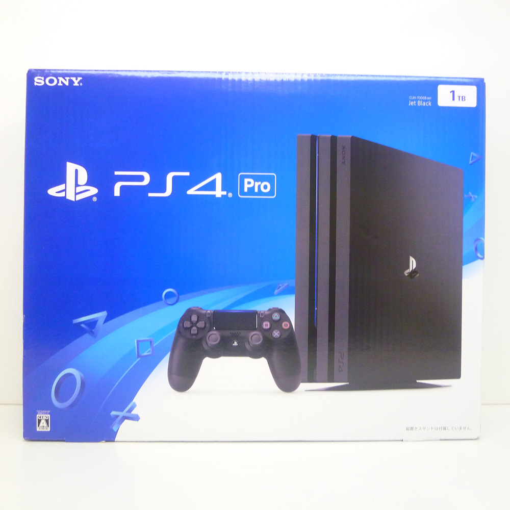 【中古】SONY PlayStation 4 Pro ジェット・ブラック 1TB CUH-7000BB01 【橿原店】