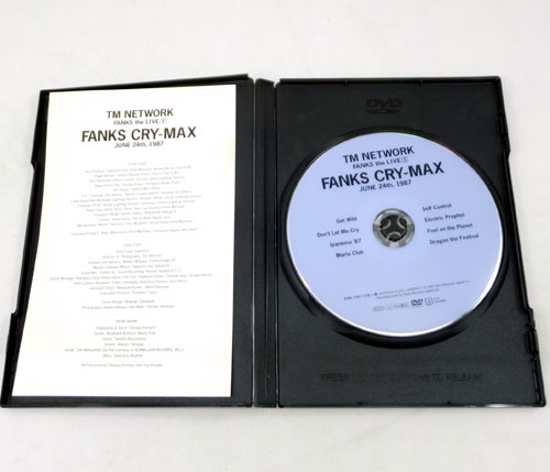 開放倉庫 | 【中古】TM NETWORK / FANKS the LIVE 1 FANKS CRY-MAX / 邦楽 DVD 【山城店】 | DVD・ブルーレイ  | 音楽 | 邦楽