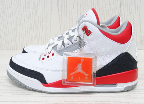 開放倉庫 | 【中古】NIKE/ナイキ/AIR JORDAN 3 RETRO/エア ジョーダン 3 レトロ/136064-120/27ｃｍ /国内正規品/カラー：WHITE/FIRE RED-SILVER-BLACK/色：白  ホワイト系/スニーカー/復刻/オリジナルカラー/スポーツ/ブランド/靴/シューズ【山城店】 | 古着 | メンズ ...