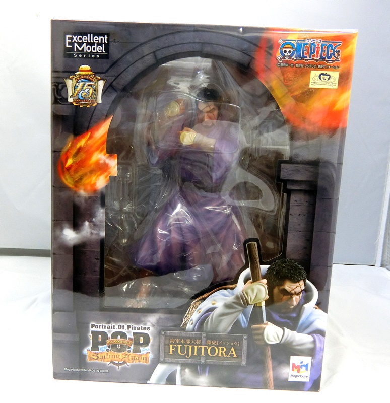 【中古】《開封品》メガハウス ワンピース P.O.P Sailing Again 海軍本部大将 藤虎 イッショウ ONE PIECE/フィギュア/おもちゃ【出雲店】