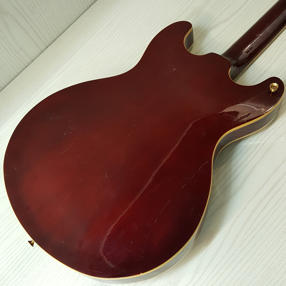 値下げ！ 弾きやすい美品Aria Pro II セミアコギター TA-02 VS