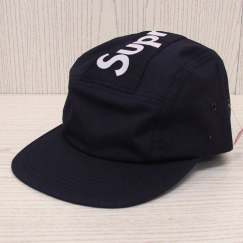 【中古】Supreme/Top Stripe Camp Cap/シュプリーム/トップ ストライプ キャンプ キャップ/16AW/国内正規品/サイズ：Free/カラー：紺・NAVY/未使用品/帽子/Boxlogo/ボックスロゴ/半タグ付き【アメ村店】